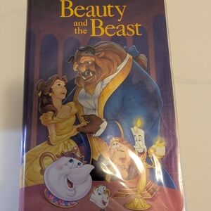 Disney Beauty and the Beast VHS - Blue and Yellow